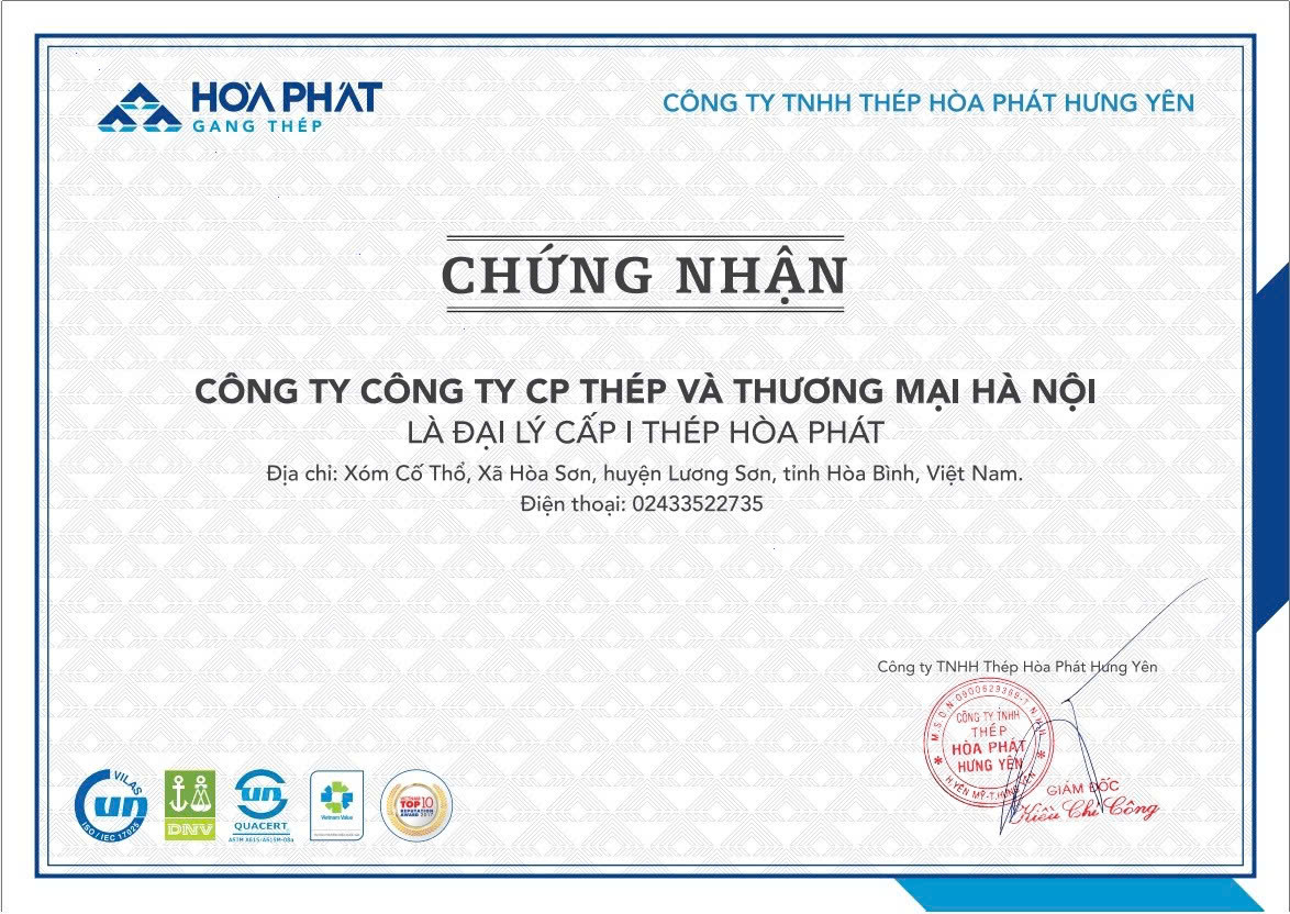 Chứng chỉ đại lý
