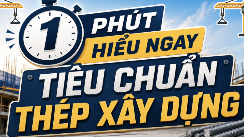 1 Phút Hiểu Ngay Tiêu Chuẩn Thép Xây Dựng